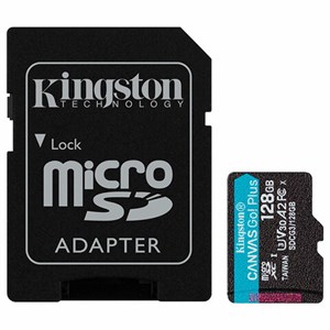 Карта памяти microSDXC 128GB KINGSTON Canvas Go!Plus,UHS-I U3, 170 Мб/с (class 10),ад, SDCG3/128Gb - фото 5488474