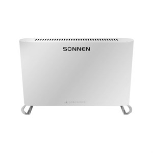Обогреватель-конвектор SONNEN ONYX-1000.1, 1000 Вт, Х-образный нагревательный элемент, белый, сделано в России, 457629 - фото 5734310