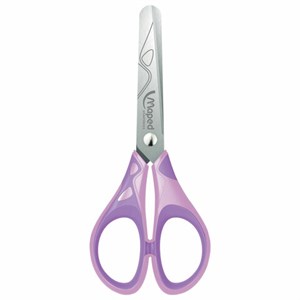 Ножницы MAPED (Франция) "Essentials Soft", 130 мм, закругленные, цвет ассорти, 464411 - фото 5763672