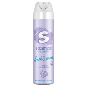 Дезодорант-антиперспирант женский 145 мл, S’COSMETIC "Fresh & aroma", СИБИАР, 5-05.01.026.15 - фото 6017306