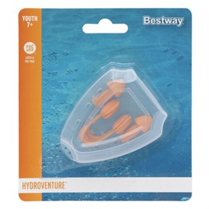 Набор для плавания (беруши и зажим для носа) от 8 лет, BESTWAY, 26032 - фото 6100211
