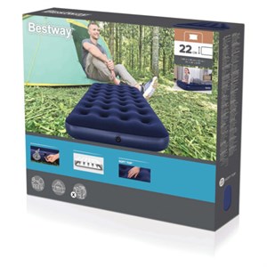 Надувной матрас 99х188х22 см, до 150 кг, BESTWAY, 67001 - фото 6135615