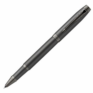 Ручка-роллер PARKER "IM Professionals Monochrome Titanium", черный лак, нержавеющая сталь, черная, 2172960 - фото 6235543