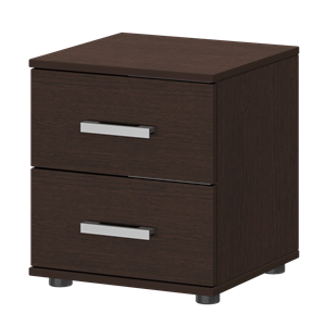 Тумба с двумя ящиками Арго HOME Н-3260 Дуб венге - фото 6242815