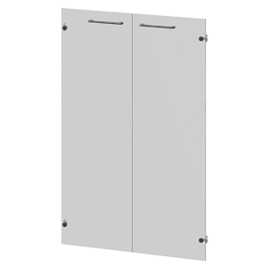 Фасады стеклянные Кортез KZF-38S(Ч)  Тонированный - фото 6246432
