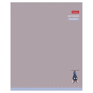 Тетрадь А5 48 л., HATBER скоба, клетка, Soft-touch ламинация, "Мышонок Creepy" (микс в спайке), 092145, 48Т5лВ1 - фото 6386905