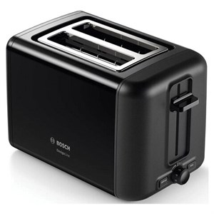 Тостер BOSCH TAT3P423, 970 Вт, 2 тоста, 5 режимов, металл, черный - фото 6461197