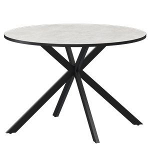 Стол нераздвижной Грань Обеденные столы в пластике Грань 900 (Н-3824) Лофт/Черный муар - фото 6487614