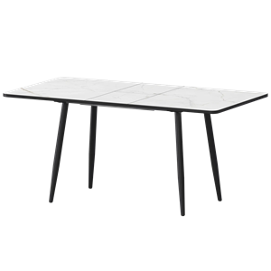 Стол раздвижной Бетта Обеденные столы в пластике Бетта 1100+300 R20 (Н-3813) Азул/Черный муар - фото 6487874