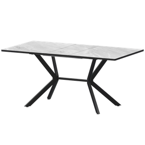 Стол раздвижной Сириус Обеденные столы в пластике Сириус 1200+300 R20 (Н-3831) Лавант/Черный муар - фото 6487886