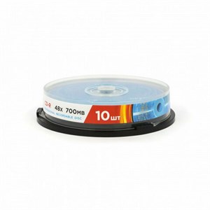 Диски CD-R MIREX, 700 Мб, 48x, Cake Box (упаковка на шпиле), КОМПЛЕКТ 10 шт., UL120051A8L - фото 6523478