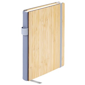 Ежедневник недатированный А5 145х213мм BRAUBERG "Bamboo", резинка, держатель, 160л, коричневый, 117137 - фото 6585654