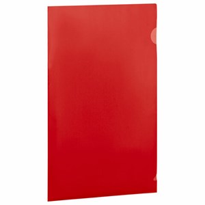 Папка-уголок жесткая непрозрачная А4 BRAUBERG UNIVERSAL, красная, 0,18 мм, 273058 - фото 6603631