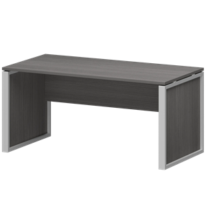 Стол руководителя Аргентум-М НТМ-160-КМК Лиственница/Металлик - фото 6658327