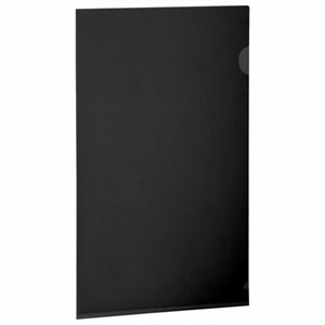 Папка-уголок жесткая непрозрачная А4 BRAUBERG UNIVERSAL, черная, 0,18 мм, 273056 - фото 6819066