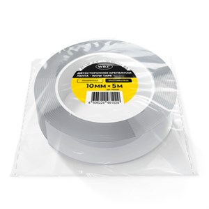 Многоразовая двухсторонняя прозрачная крепежная лента, скотч NANO tape, 5 м x 1 см, толщина 1 мм, WBZ (ВБЗ), 700424 - фото 6881690