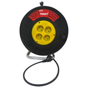 Удлинитель на катушке РБК16, 4 розетки без заземления КГ 2х1,5 мм2, 30 м, 16 А, медь, морозостойкий, 2622 - фото 6942082