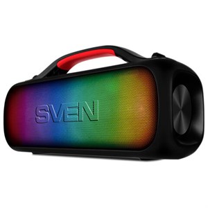 Колонка портативная SVEN PS-360, 24 Вт, TWS, Bluetooth, FM, USB, черный, SV-021740 - фото 7099650