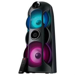 Колонка портативная SVEN PS-720, 80 Вт, TWS, Bluetooth, FM, USB, microSD, LED-дисп, черн, SV-019600 - фото 7099651