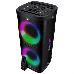 Колонка портативная SVEN PS-930, 150 Вт, TWS, Bluetooth, FM, USB, microSD, LED-дисп, черн, SV-022402 - фото 7099658