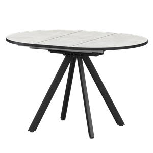 Стол раздвижной Байкал Мини Обеденные столы в пластике Байкал 900+300 (Н-3784) Лофт/Черный муар - фото 7135875