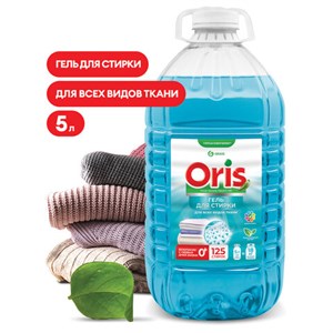 Гель для стирки белья концентрированный гипоаллергенный 5 л, GRASS ORIS, ПЭТ, 125901 - фото 7150130