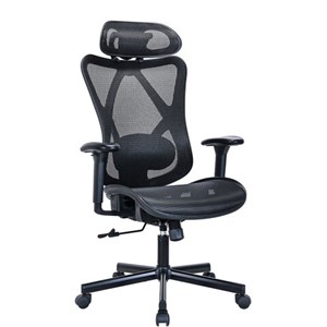 Кресло BRABIX PREMIUM "Axion ER-701", синхромеханизм, регулируемые подголовник и спинка, сетка, черное, 532965 - фото 7215892