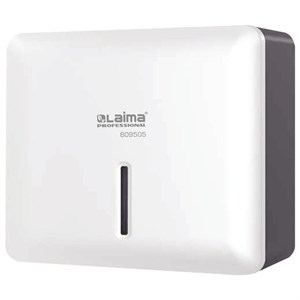 Диспенсер для полотенец LAIMA PROFESSIONAL SUPER (Система H2), Z-сложения, ABS-пластик, белый, 609505 - фото 7235826