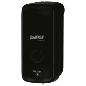 Дозатор для жидкого мыла LAIMA PROFESSIONAL PREMIUM BLACK, НАЛИВНОЙ, 0,5 л, черный, ABS-пластик, 609518 - фото 7235835