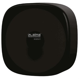 Диспенсер для туалетной бумаги LAIMA PROFESSIONAL PREMIUM BLACK (Система T2), малый, черный, ABS-пластик, 609521 - фото 7235838