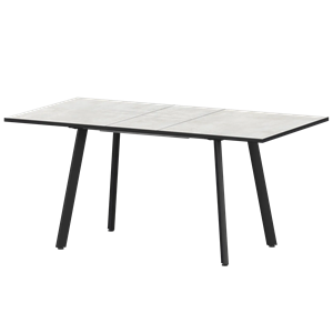 Стол раздвижной Альфа Обеденные столы в пластике Альфа 1200+300 (Н-3780) Лофт/Черный муар - фото 7338093