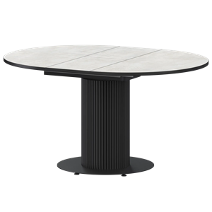 Стол раздвижной Амур Обеденные столы в пластике Амур 1000+300 (Н-3783) Лофт/Черный муар - фото 7338142