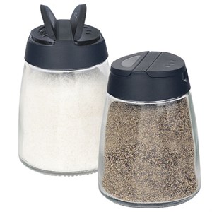 Набор для специй 2х150 мл, MAXI, солонка + перечница, стекло/пластик, WEGLA (ВЕГЛА), 700228 - фото 7338162