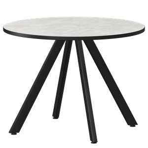 Стол нераздвижной Байкал Мини Обеденные столы в пластике Байкал 900 (Н-3820) Лофт/Черный муар - фото 7343814