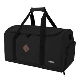 Сумка спортивная HEIKKI MOVE RENOWNED (ХЕЙКИ), отделение для обуви, черная, 28x51x26 см, 273909 - фото 7365687