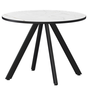 Стол нераздвижной Байкал Мини Обеденные столы в пластике Байкал 900 (Н-3820) Азул/Черный муар - фото 7458450