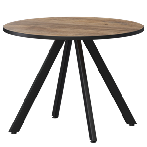 Стол нераздвижной Байкал Мини Обеденные столы в пластике Байкал 900 (Н-3820) Дуб Самдал/Черный муар - фото 7458451