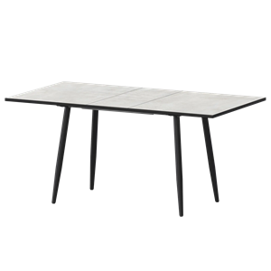 Стол раздвижной Бетта Обеденные столы в пластике Бетта 1100+300 Лофт/Черный муар - фото 7458465