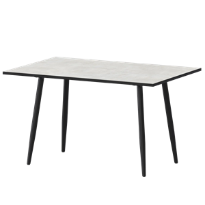 Стол нераздвижной Бетта Обеденные столы в пластике Бетта 1200 Лофт/Черный муар - фото 7458509