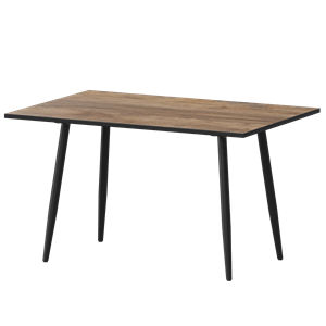 Стол нераздвижной Бетта Обеденные столы в пластике Бетта 1200 Дуб Самдал/Черный муар - фото 7458513