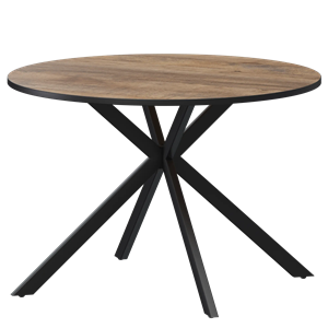 Стол нераздвижной Грань 2 Обеденные столы в пластике Грань 2 1000 (Н-3879) Дуб Самдал/Черный муар - фото 7458555