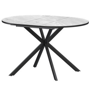 Стол раздвижной Грань Обеденные столы в пластике Грань 900+300 (Н-3784) Лавант/Черный муар - фото 7458580