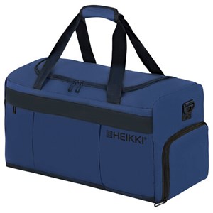 Сумка спортивная HEIKKI MOVE PLUS (ХЕЙКИ), отделение для обуви, синяя, 28х50х23 см, 273897 - фото 7463248