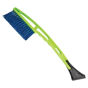 Щетка со скребком для снега автомобильная, мягкая щетина, 42 см, OKTAN, А3-01-02 - фото 7492943