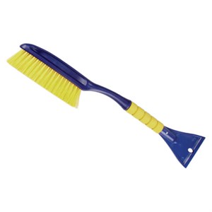 Щетка со скребком для снега автомобильная 58 см, мягкая щетина GOODYEAR, WB-02, GY000202 - фото 7492958