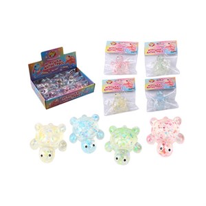 Игрушка-антистресс "ПРОЗРАЧНАЯ ЧЕРЕПАШКА", 8 см, ассорти 4 цвета, дисплей, JOLLY JOT (ДЖОЛЛИ ДЖОТ), 665796 - фото 7499362