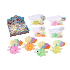Игрушка-антистресс "РЫБКА", 11 см, ассорти 4 цвета, дисплей, JOLLY JOT (ДЖОЛЛИ ДЖОТ), 665813 - фото 7499367