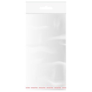 Пакеты БОПП с европодвесом, клеевым клапаном, КОМПЛЕКТ 100 штук, 10х16 + 3 + 4 см, белая подложка, BRAUBERG, 700416 - фото 7527324