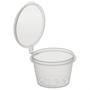 Соусник одноразовый 30мл Стандарт с верхней крышкой прозрачный, ВЗЛП, ШК6282, 1235П - фото 7539973