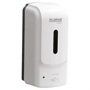 Дозатор для жидкого мыла-пены LAIMA PROFESSIONAL SUPER, НАЛИВНОЙ, СЕНСОРНЫЙ, 1 л, ABS-пластик, белый, 609502 - фото 7572320